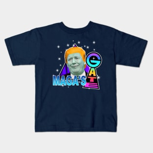 MAGA'S GATE :: Heaven's Gate Trump Cult Parody Kids T-Shirt